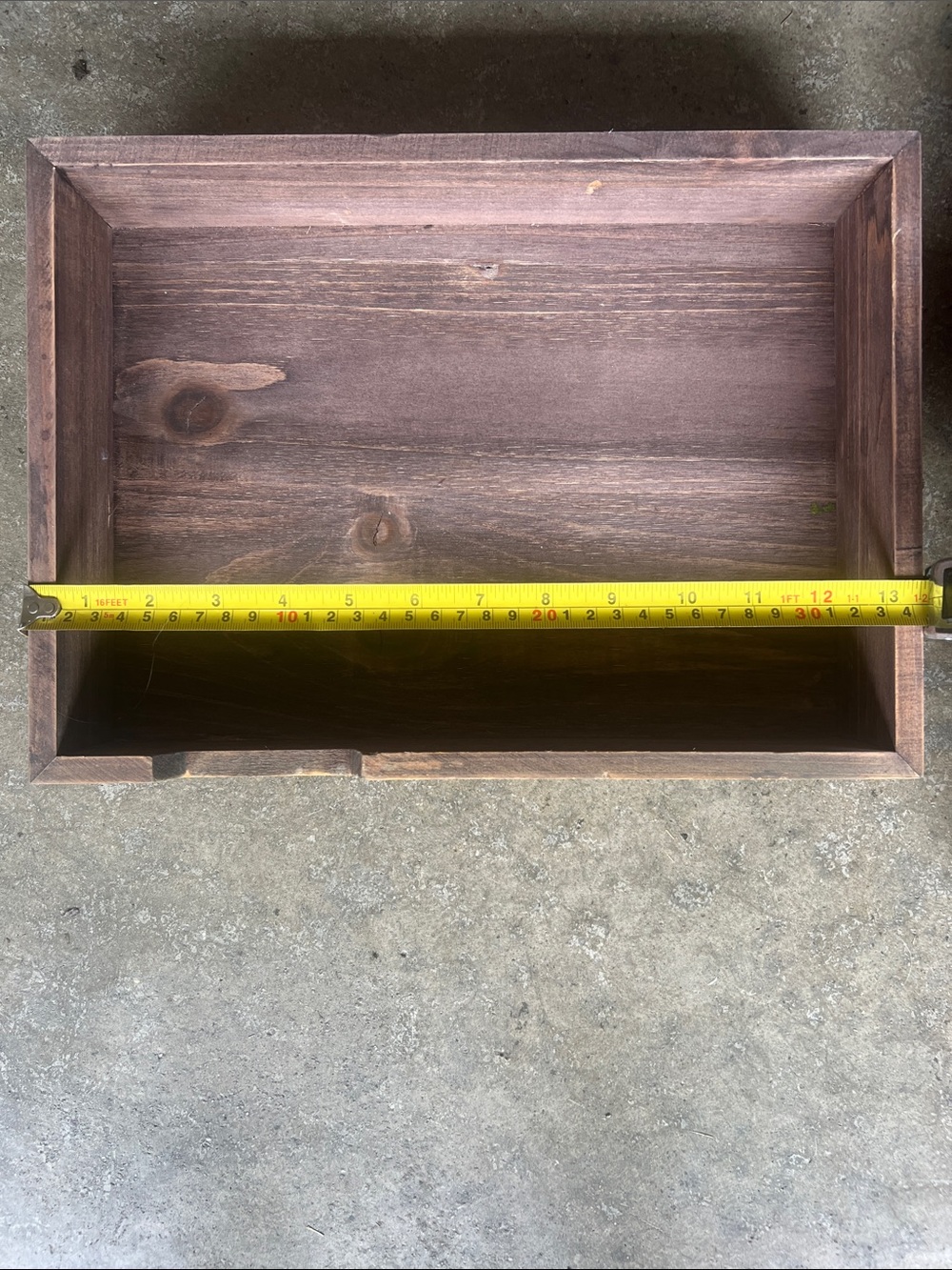 5 - Rustic Wood Organizer Trays - Brown - Picture 2 of 5